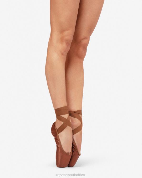 Footwear Repetto Julieta Pointe Shoes - Medium Box Soft Sole Ice Brown Women 2T48565