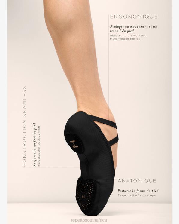 Footwear Repetto Soft Ballet Shoes Dance F.I.T Black Women 2T48610