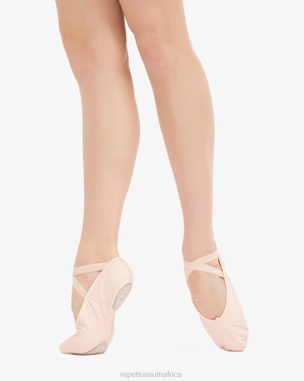 Footwear Repetto Soft Ballet Shoes With Split Sole - Leather Petal Pink Women 2T48597