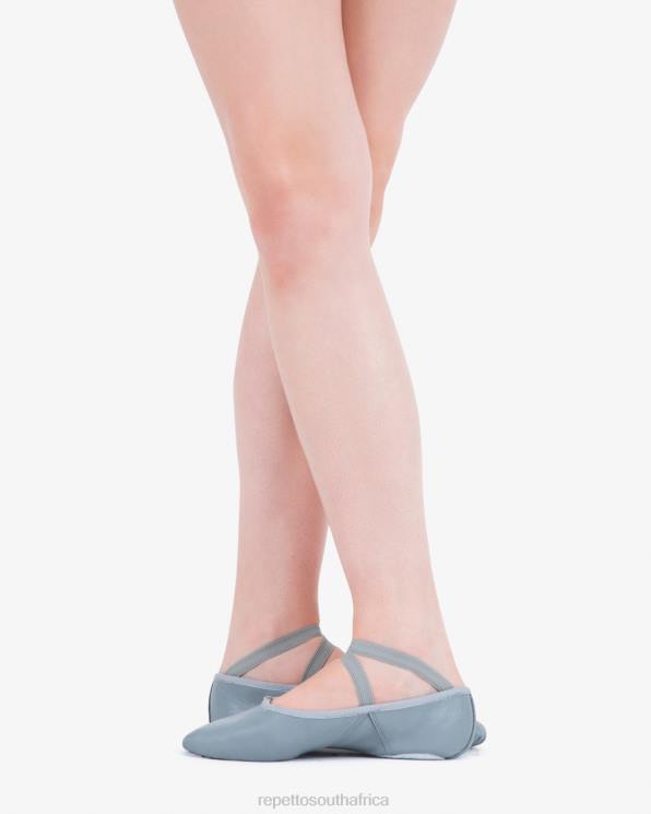 Footwear Repetto Soft Ballet Shoes With Split Sole - Leather Turtledove Grey Women 2T48593