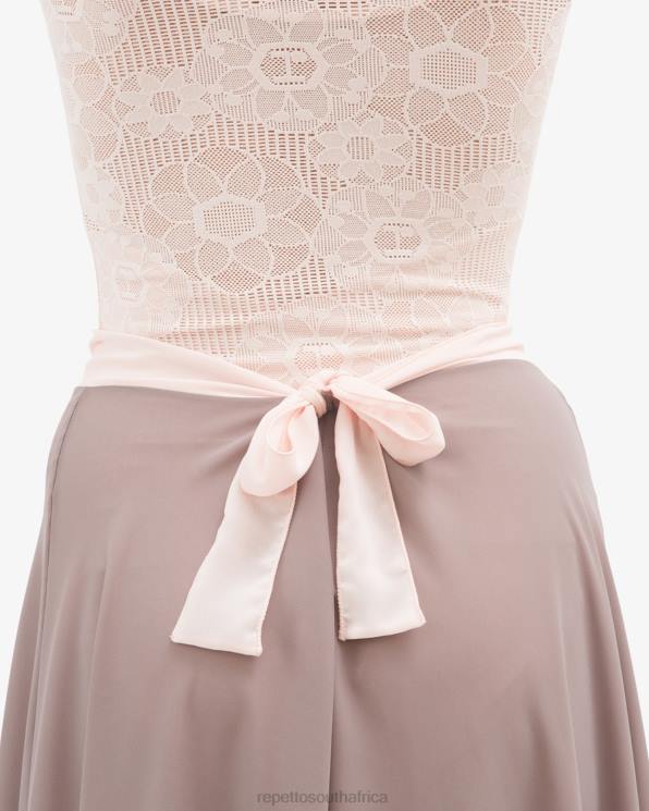 Clothing Repetto Long Sleeves Top In Rosette Lace Petal Pink Women 2T48547