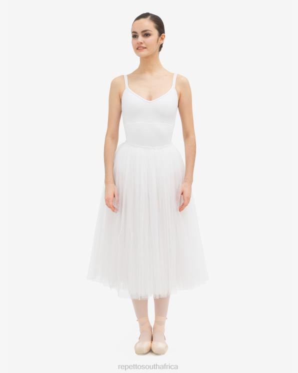 Clothing Repetto Rehearsal Tulle Skirt White Women 2T48493