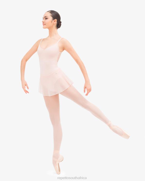 Clothing Repetto Short Lace Skirt Petal Pink Women 2T48499