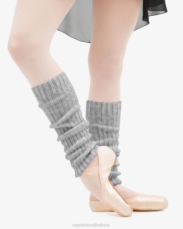 Accessories Repetto Legwarmers Textured Light Grey Women 2T48523