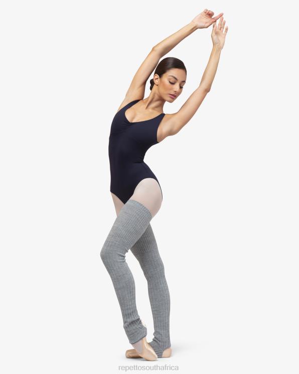 Accessories Repetto Warm-Up Legwarmers Mottled Light Grey Women 2T48525