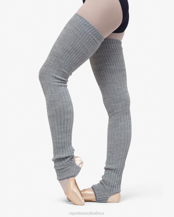 Accessories Repetto Warm-Up Legwarmers Mottled Light Grey Women 2T48525