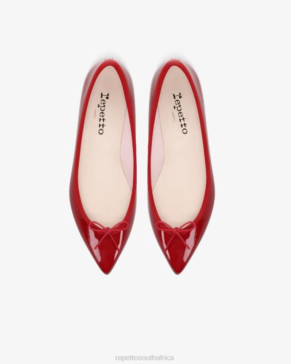 Footwear Repetto Brigitte Pointy Toe Ballerinas Flammy Red Women 2T4859