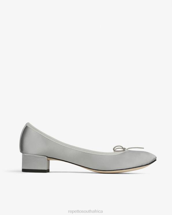 Footwear Repetto Camille Ballerinas - Satin Pearl Grey Women 2T4886