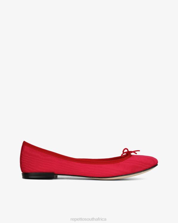 Footwear Repetto Cendrillon Ballerinas - Satin Raspberry Pink And Flammy Red Women 2T4852