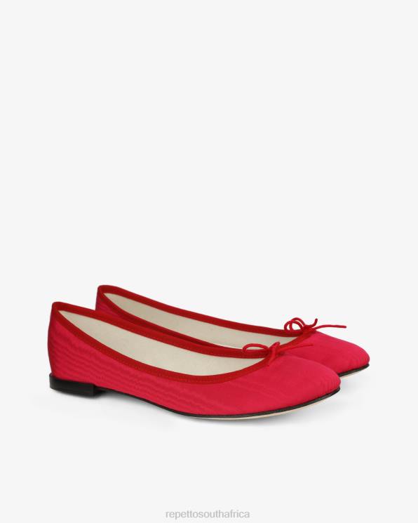 Footwear Repetto Cendrillon Ballerinas - Satin Raspberry Pink And Flammy Red Women 2T4852