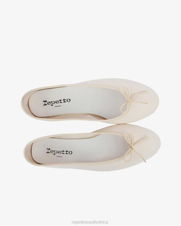 Footwear Repetto High Cendrillon Ballerinas - Vegan Linen Beige Women 2T48107