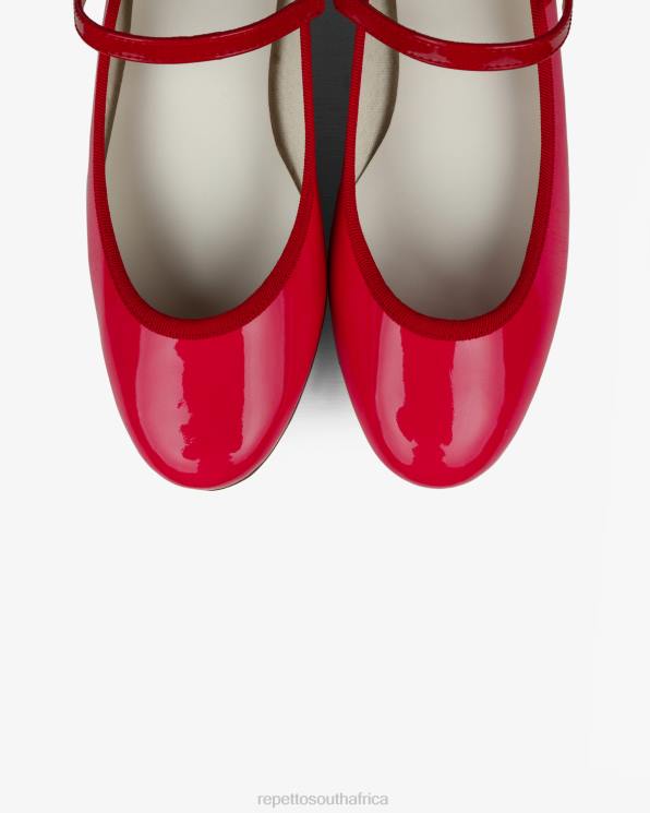 Footwear Repetto Rose Mary Janes Raspberry Pink And Flammy Red Women 2T48166