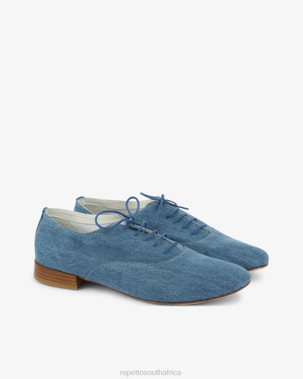Footwear Repetto Zizi Oxford Shoe Everest Blue Women 2T48261