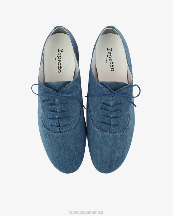 Footwear Repetto Zizi Oxford Shoe Everest Blue Women 2T48261