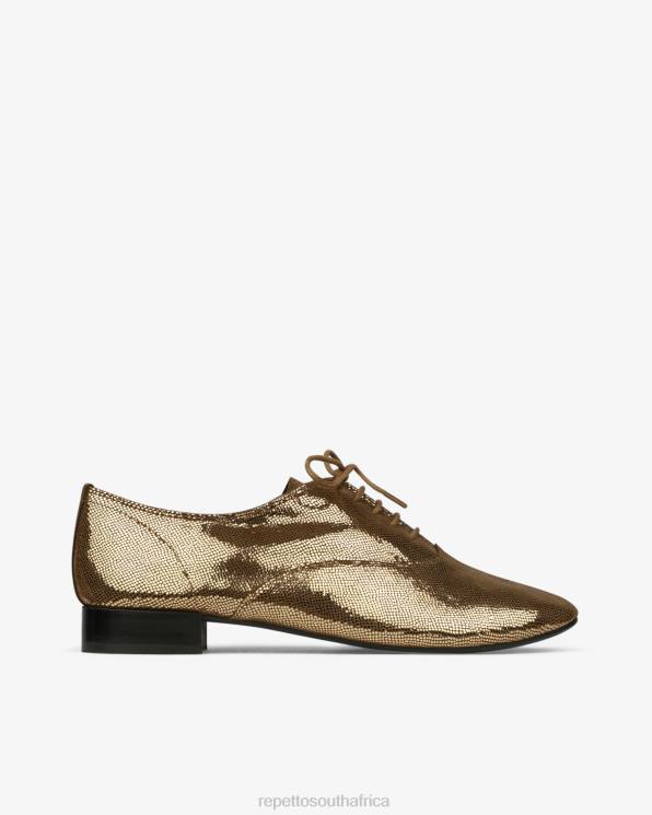 Footwear Repetto Zizi Oxford Shoes Antic Gold Women 2T48214