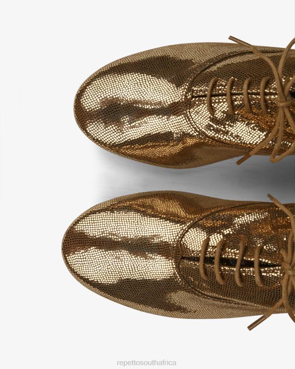 Footwear Repetto Zizi Oxford Shoes Antic Gold Women 2T48214