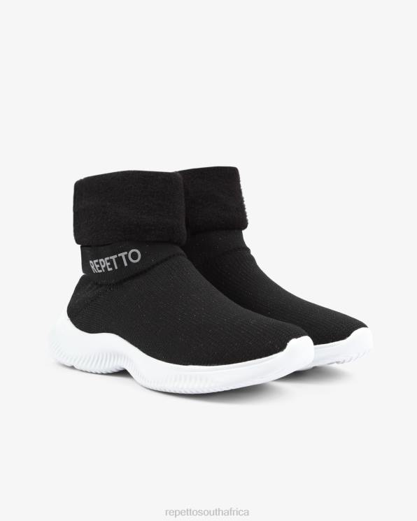 Footwear Repetto 3D High Warm-Up Sneakers Black Women 2T48259