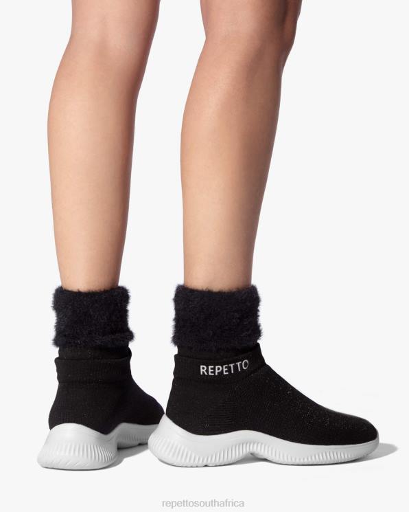 Footwear Repetto 3D High Warm-Up Sneakers Black Women 2T48259